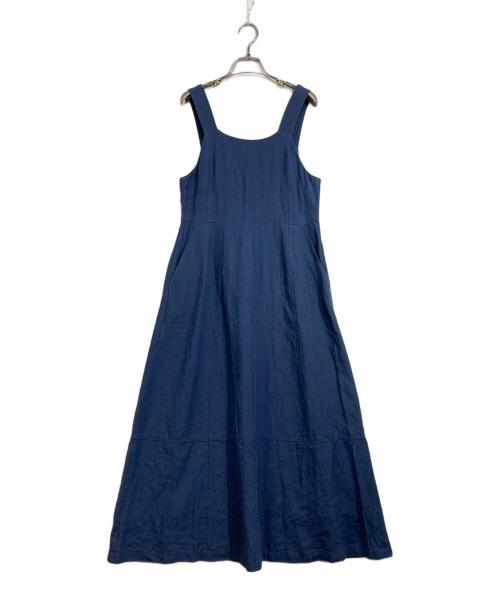 SALT+（ソルトプラス）Salt＋ (ソルトプラス) ノースリーブワンピース インディゴ サイズ:38の古着・服飾アイテム
