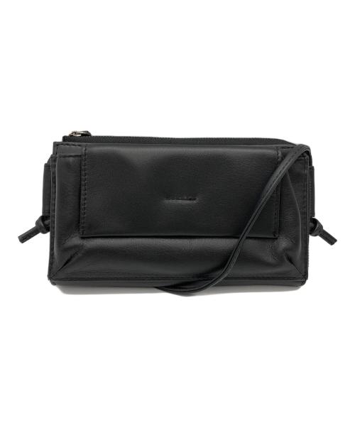 ear PAPILLONNER（イアパピヨネ）ear PAPILLONNER (イアパピヨネ) ショルダーウォレット ブラックの古着・服飾アイテム