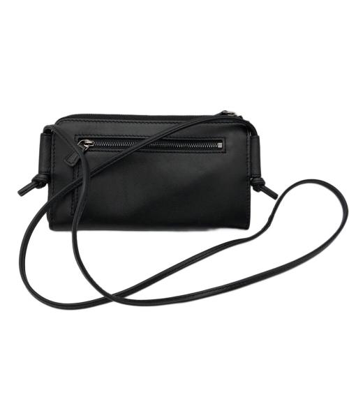 ear PAPILLONNER（イアパピヨネ）ear PAPILLONNER (イアパピヨネ) ショルダーウォレット ブラックの古着・服飾アイテム