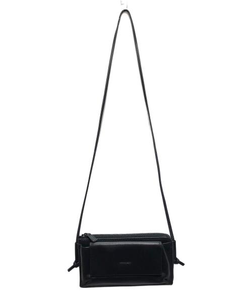 ear PAPILLONNER（イアパピヨネ）ear PAPILLONNER (イアパピヨネ) ショルダーウォレット ブラックの古着・服飾アイテム