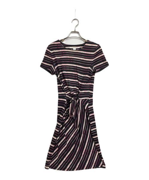 DIANE VON FURSTENBERG（ダイアンフォンファステンバーグ）DIANE VON FURSTENBERG (ダイアンフォンファステンバーグ) 総柄ワンピース ピンク サイズ:6の古着・服飾アイテム