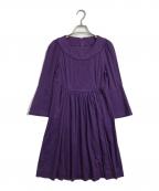 BURBERRY BLACK LABELバーバリーブラックレーベル）の古着「ブラウスワンピース」｜パープル
