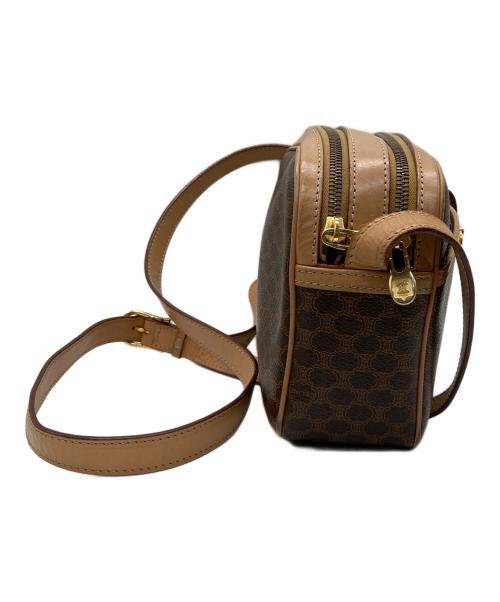 CELINE（セリーヌ）CELINE (セリーヌ) マカダムショルダーバッグ ブラウンの古着・服飾アイテム