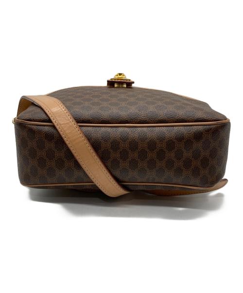 CELINE（セリーヌ）CELINE (セリーヌ) マカダムショルダーバッグ ブラウンの古着・服飾アイテム