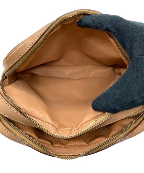 CELINE（セリーヌ）CELINE (セリーヌ) マカダムショルダーバッグ ブラウンの古着・服飾アイテム