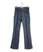 Yves Saint Laurentイヴサンローラン）の古着「リネン混デニムパンツ」｜インディゴ