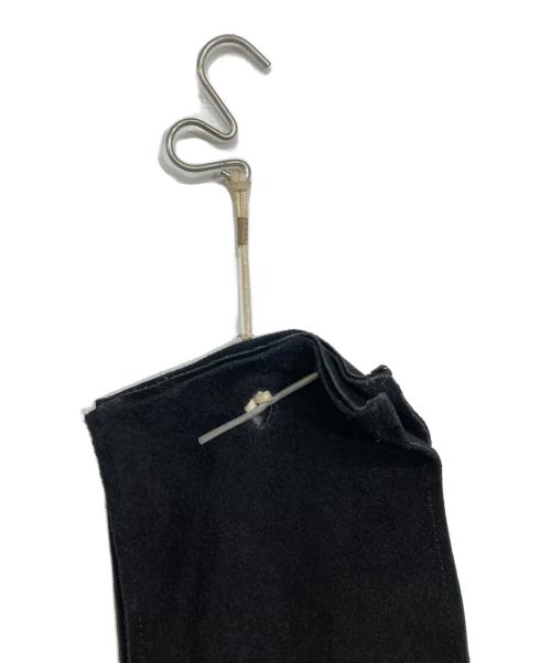 Maison Martin Margiela（メゾンマルタンマルジェラ）Maison Martin Margiela (メゾンマルタンマルジェラ) スウェードパンツ ブラック サイズ:38の古着・服飾アイテム