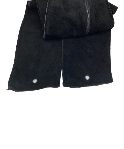 Maison Martin Margiela（メゾンマルタンマルジェラ）Maison Martin Margiela (メゾンマルタンマルジェラ) スウェードパンツ ブラック サイズ:38の古着・服飾アイテム