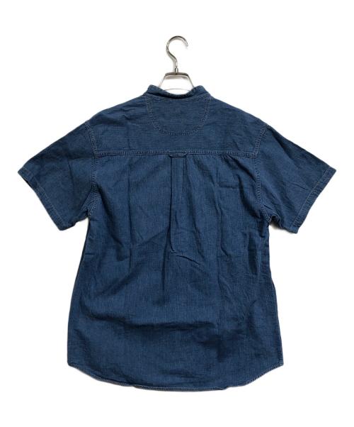 orSlow（オアスロウ）orSlow (オアスロウ) BEAMS BOY (ビームスボーイ) スタンドカラー半袖デニムシャツ ブルー サイズ:1の古着・服飾アイテム