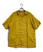 PAPASパパス）の古着「半袖シャツ」｜イエロー