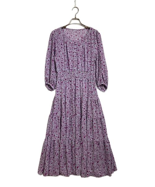 JILL STUART（ジルスチュアート）JILL STUART (ジルスチュアート) 総柄ワンピース パープル サイズ:2の古着・服飾アイテム