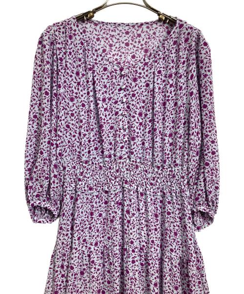 JILL STUART（ジルスチュアート）JILL STUART (ジルスチュアート) 総柄ワンピース パープル サイズ:2の古着・服飾アイテム