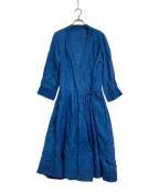 nest Robeネストローブ）の古着「リネンワンピース」｜インディゴ