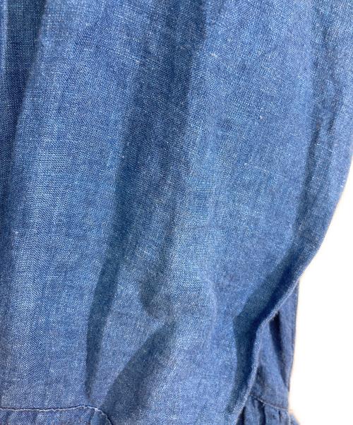 nest Robe（ネストローブ）nest Robe (ネストローブ) リネンワンピース インディゴ サイズ:Freeの古着・服飾アイテム