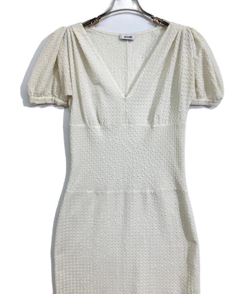 MOSCHINO（モスキーノ）MOSCHINO (モスキーノ) 半袖ワンピース ホワイト サイズ:USA10の古着・服飾アイテム
