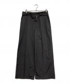 stussyステューシー）の古着「ベルテットパンツ」｜ブラック