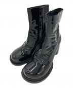 Maison Margielaメゾンマルジェラ）の古着「エナメルブーツ」｜ブラック