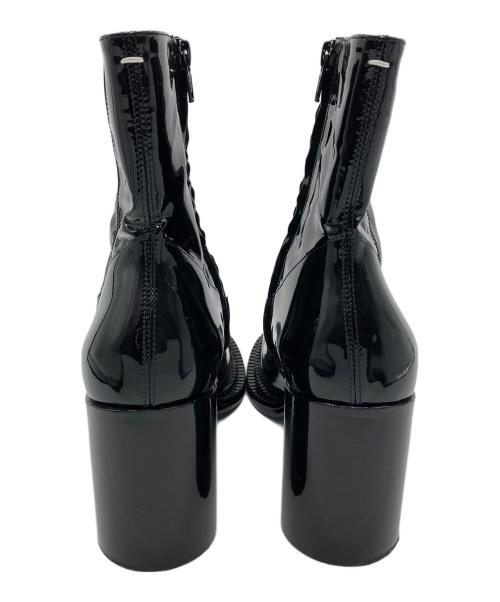 Maison Margiela（メゾンマルジェラ）Maison Margiela (メゾンマルジェラ) エナメルブーツ ブラック サイズ:37の古着・服飾アイテム