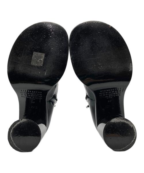 Maison Margiela（メゾンマルジェラ）Maison Margiela (メゾンマルジェラ) エナメルブーツ ブラック サイズ:37の古着・服飾アイテム