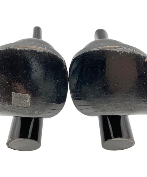 Maison Margiela（メゾンマルジェラ）Maison Margiela (メゾンマルジェラ) エナメルブーツ ブラック サイズ:37の古着・服飾アイテム