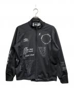 UMBRO×ELIMINATORアンブロ×エリミネイター）の古着「グラフィックトラックジャケット」｜ブラック
