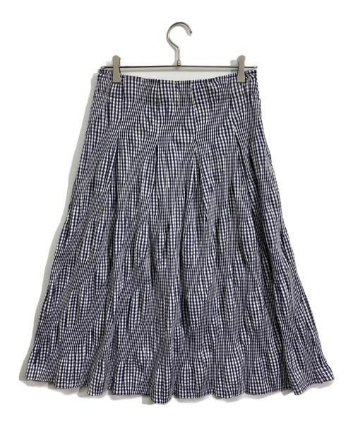 Y's for living（ワイズフォーリビング）Y'S for living (ワイズフォーリビング) スカート ホワイト×ブルー サイズ:なし(実寸サイズをご確認下さい)の古着・服飾アイテム