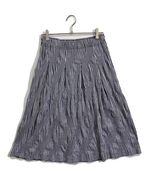 Y's for living（ワイズフォーリビング）Y'S for living (ワイズフォーリビング) スカート ホワイト×ブルー サイズ:なし(実寸サイズをご確認下さい)の古着・服飾アイテム