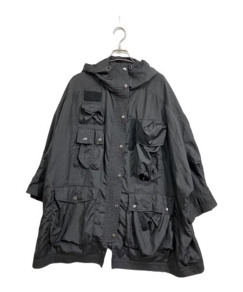 DIESEL（ディーゼル）DIESEL (ディーゼル) ナイロンモンズコート ブラック サイズ:XXSの古着・服飾アイテム