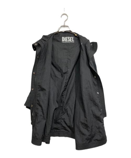 DIESEL（ディーゼル）DIESEL (ディーゼル) ナイロンモンズコート ブラック サイズ:XXSの古着・服飾アイテム