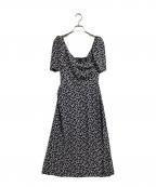 HER LIP TOハーリップトゥ）の古着「チェリーパターンワンピース」｜ネイビー