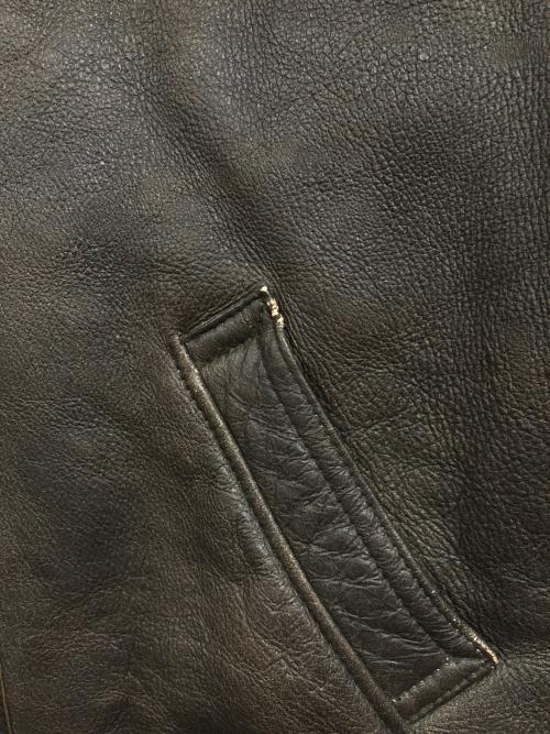 ECHT LAMMFELL（イーシーエイチティー）ECHT LAMMFELL (イーシーエイチティー) ムートンジャケット アイボリー×ブラウン サイズ:不明の古着・服飾アイテム