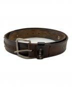 RRLダブルアールエル）の古着「スタッズベルト」｜ブラウン