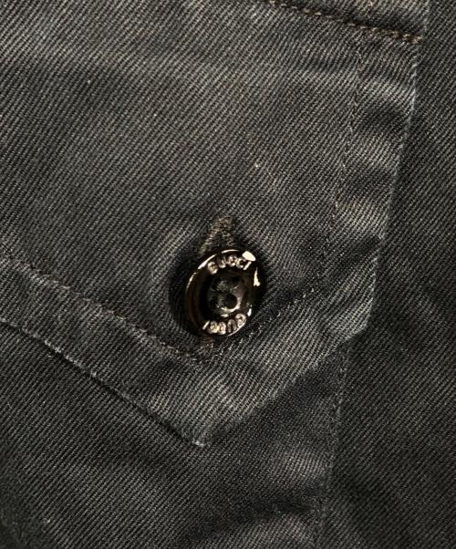 GUCCI（グッチ）GUCCI (グッチ) ウエスタンシャツ ネイビー サイズ:38/15の古着・服飾アイテム