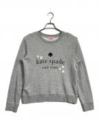 Kate Spadeケイトスペード）の古着「ロゴスウェット」｜グレー
