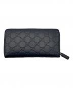 GUCCIグッチ）の古着「長財布」｜ネイビー