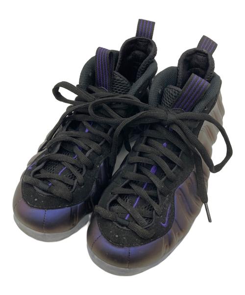 NIKE（ナイキ）NIKE (ナイキ) NIKE AIR FOAMPOSITE ONE ブラック×パープル サイズ:24の古着・服飾アイテム