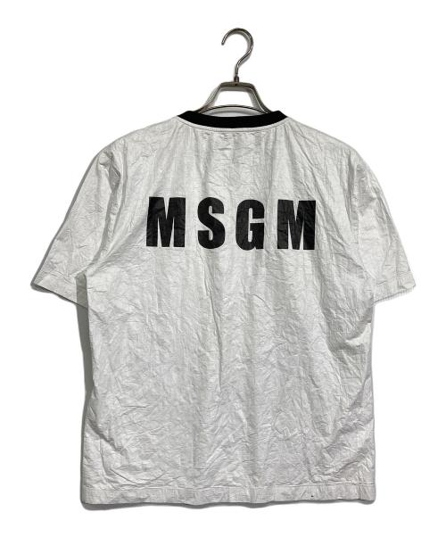 MSGM（エムエスジーエム）MSGM (エムエスジーエム) ポケットカットソー ホワイト サイズ:38の古着・服飾アイテム