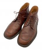 Salvatore Ferragamoサルヴァトーレ フェラガモ）の古着「スクエアトゥ―ミドルカットビジネスシューズ」｜ブラウン