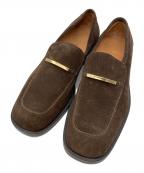 GUCCIグッチ）の古着「スウェードシューズ」｜ブラウン