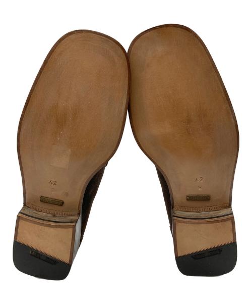 GUCCI（グッチ）GUCCI (グッチ) スウェードシューズ ブラウン サイズ:42の古着・服飾アイテム