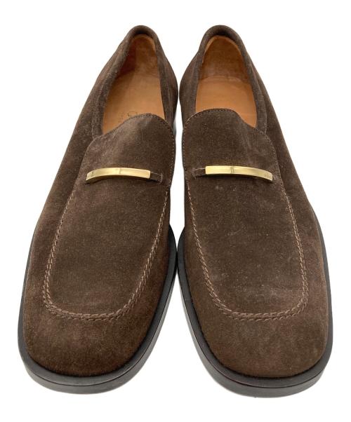 GUCCI（グッチ）GUCCI (グッチ) スウェードシューズ ブラウン サイズ:42の古着・服飾アイテム