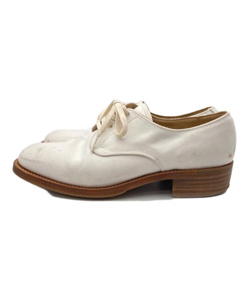SANDERS（サンダース）SANDERS (サンダース) キャンバスドレスシューズ ホワイト サイズ:UK5Eの古着・服飾アイテム
