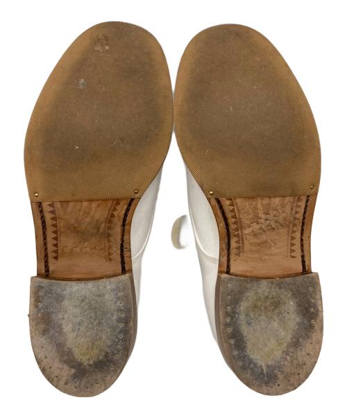 SANDERS（サンダース）SANDERS (サンダース) キャンバスドレスシューズ ホワイト サイズ:UK5Eの古着・服飾アイテム