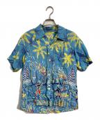 Sun Surfサンサーフ）の古着「アロハシャツ」｜ブルー
