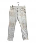 DSQUARED2ディースクエアード）の古着「スケータージーンズ」｜ホワイト