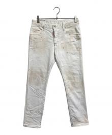 DSQUARED2（ディースクエアード）の古着「スケータージーンズ」｜ホワイト