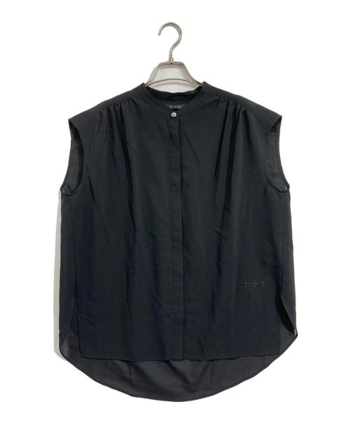 TATRAS（タトラス）TATRAS (タトラス) ノースリーブ刺繍シャツ ブラック サイズ:2の古着・服飾アイテム