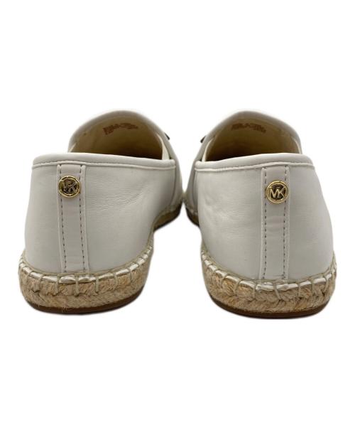MICHAEL KORS（マイケル・コース）MICHAEL KORS (マイケルコース) バタフライモチーフエスパドリーユ ホワイト サイズ:6.5の古着・服飾アイテム
