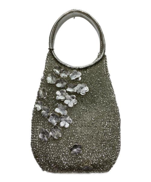 ANTEPRIMA（アンテプリマ）ANTEPRIMA (アンテプリマ) フラワーモチーフワイヤーハンドバッグ シルバーの古着・服飾アイテム