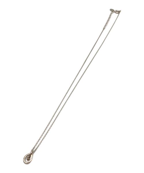 4℃（ヨンドシー）4℃ (ヨンドシー) 石付きネックレス シルバーの古着・服飾アイテム
